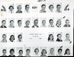 Class picture; Oscar T Hawke school
John Gunning Row 1, Col 3
Dan Dorrough Row 1, Col 6
Martha Williams Row 2, Col 8
Barbara Posan Row 4, Col 9